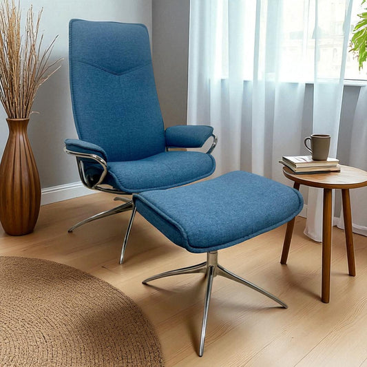 Stressless® City Star (M) med fotskammel