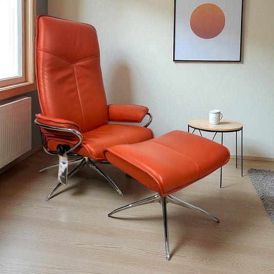 Stressless® City Star (M) med fotskammel