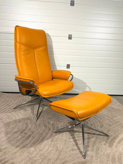 Stressless® City Star (M) med fotskammel