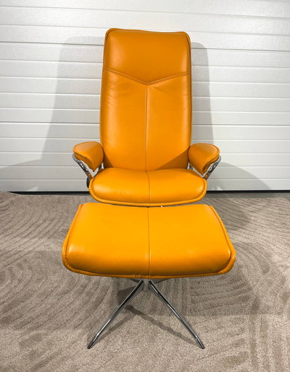 Stressless® City Star (M) med fotskammel