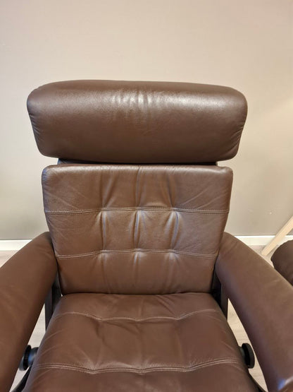 Stressless Erik lenestol m/krakk i brun