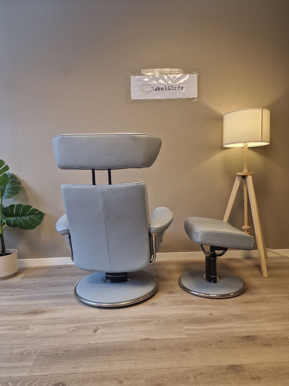 PENT BRUKT | Ekornes Stressless Jazz lenestol m/krakk i blå