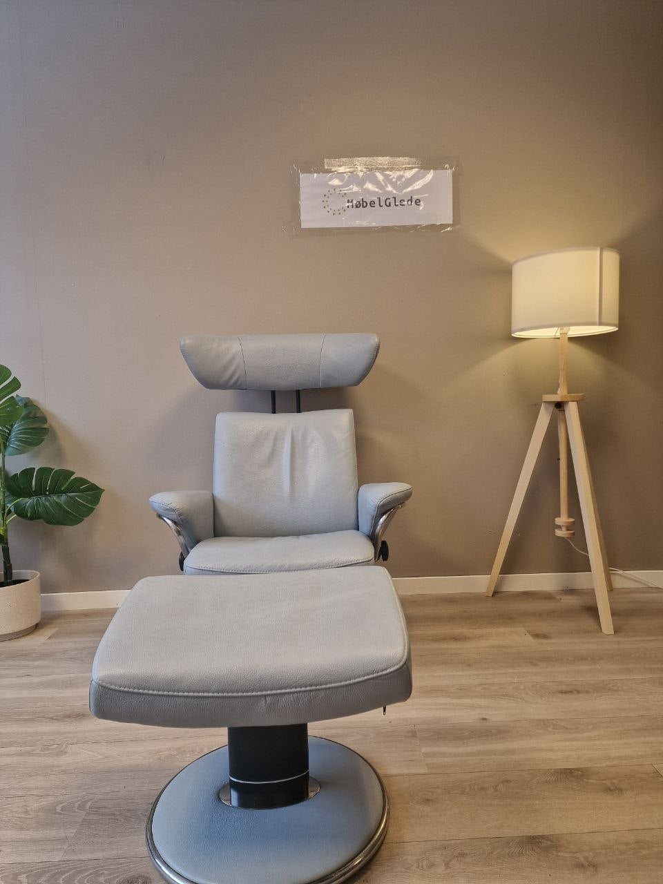 PENT BRUKT | Ekornes Stressless Jazz lenestol m/krakk i blå