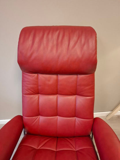 Stressless London lenestol m/krakk i rød