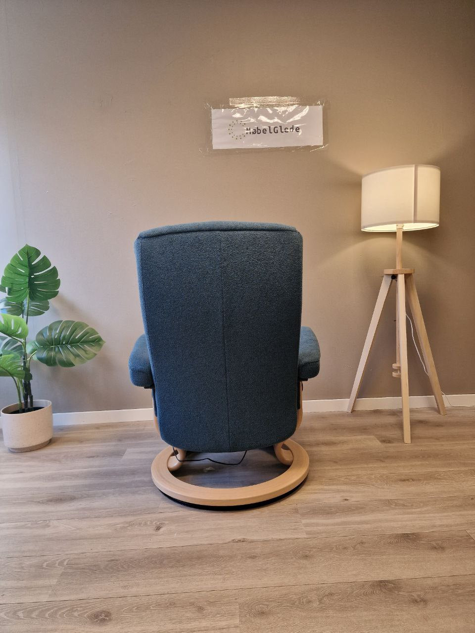 Stressless Dover Power lenestol (M) i blå