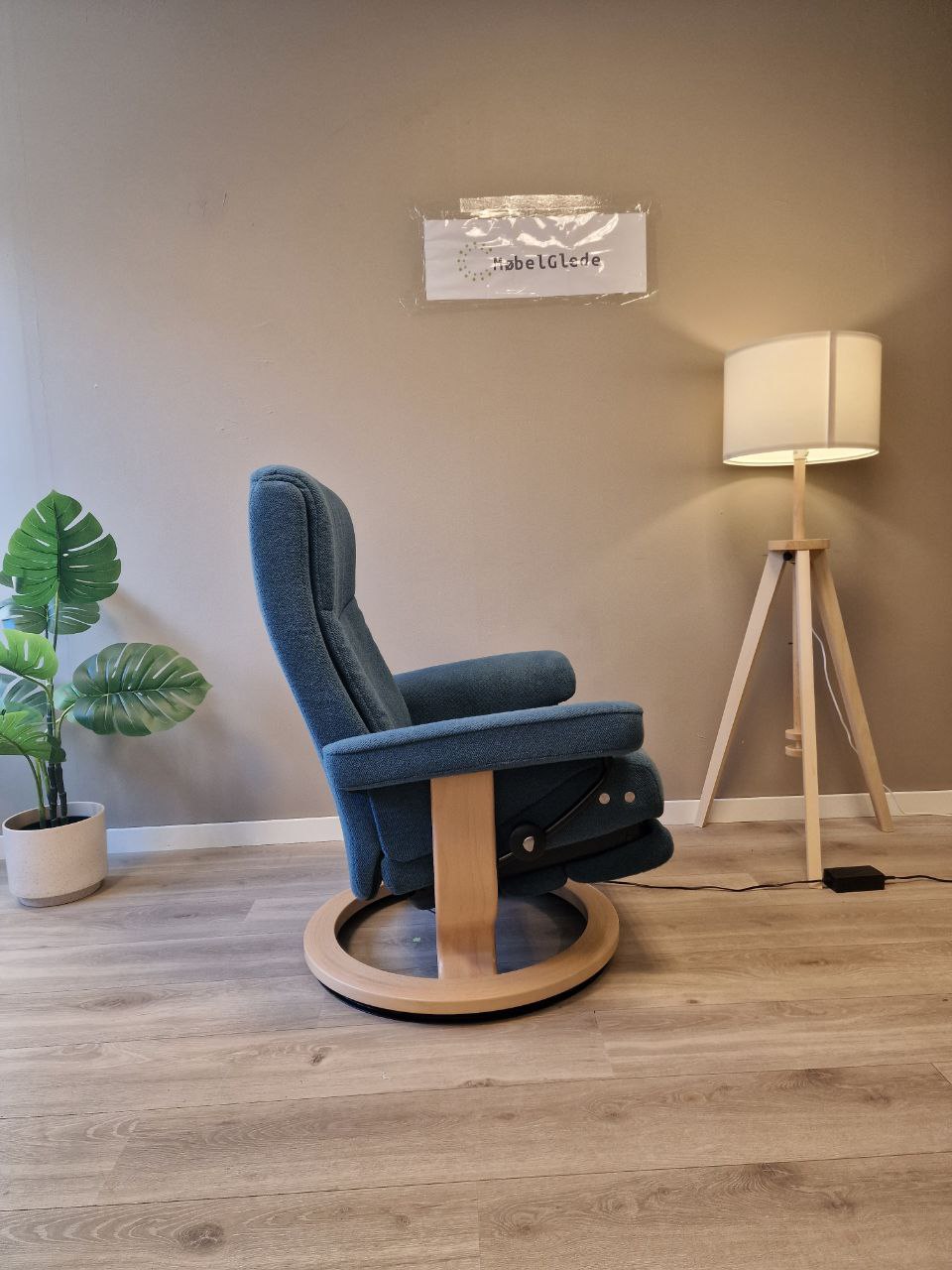 Stressless Dover Power lenestol (M) i blå