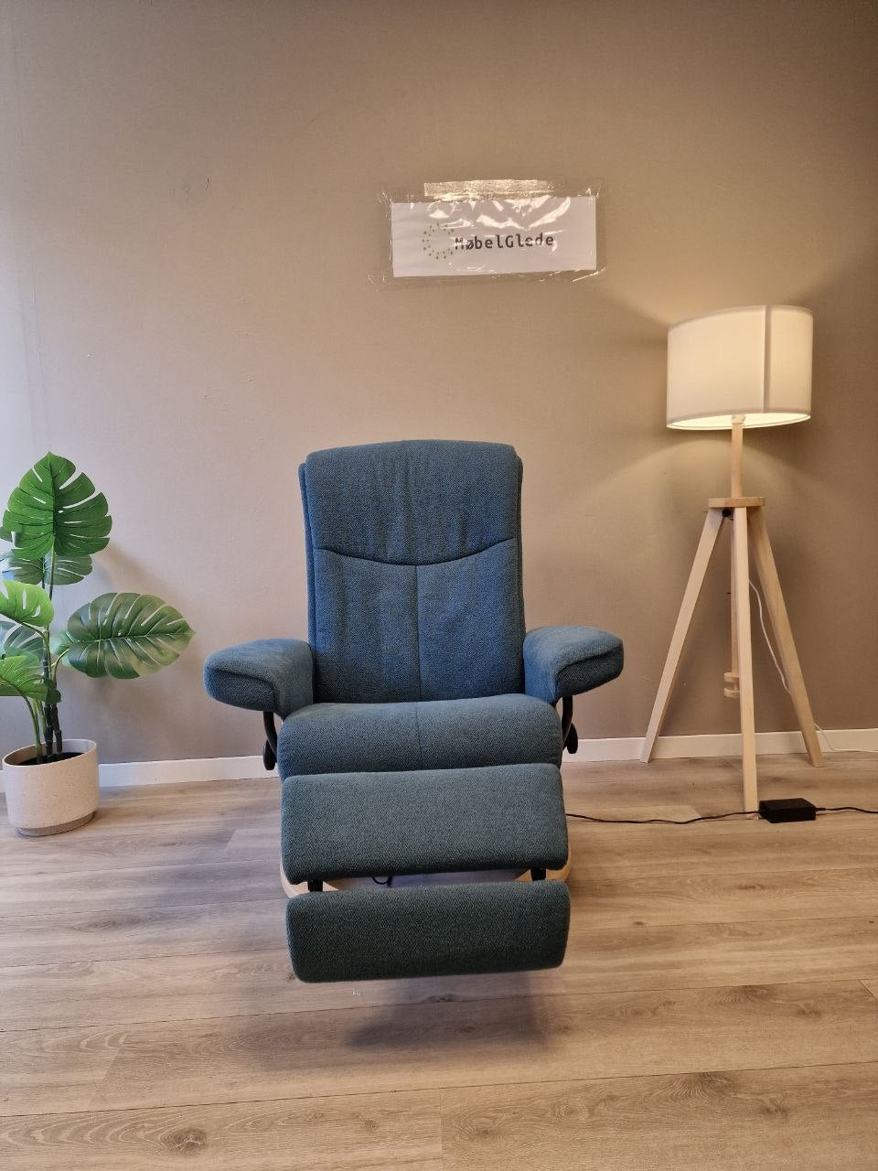 Stressless Dover Power lenestol (M) i blå