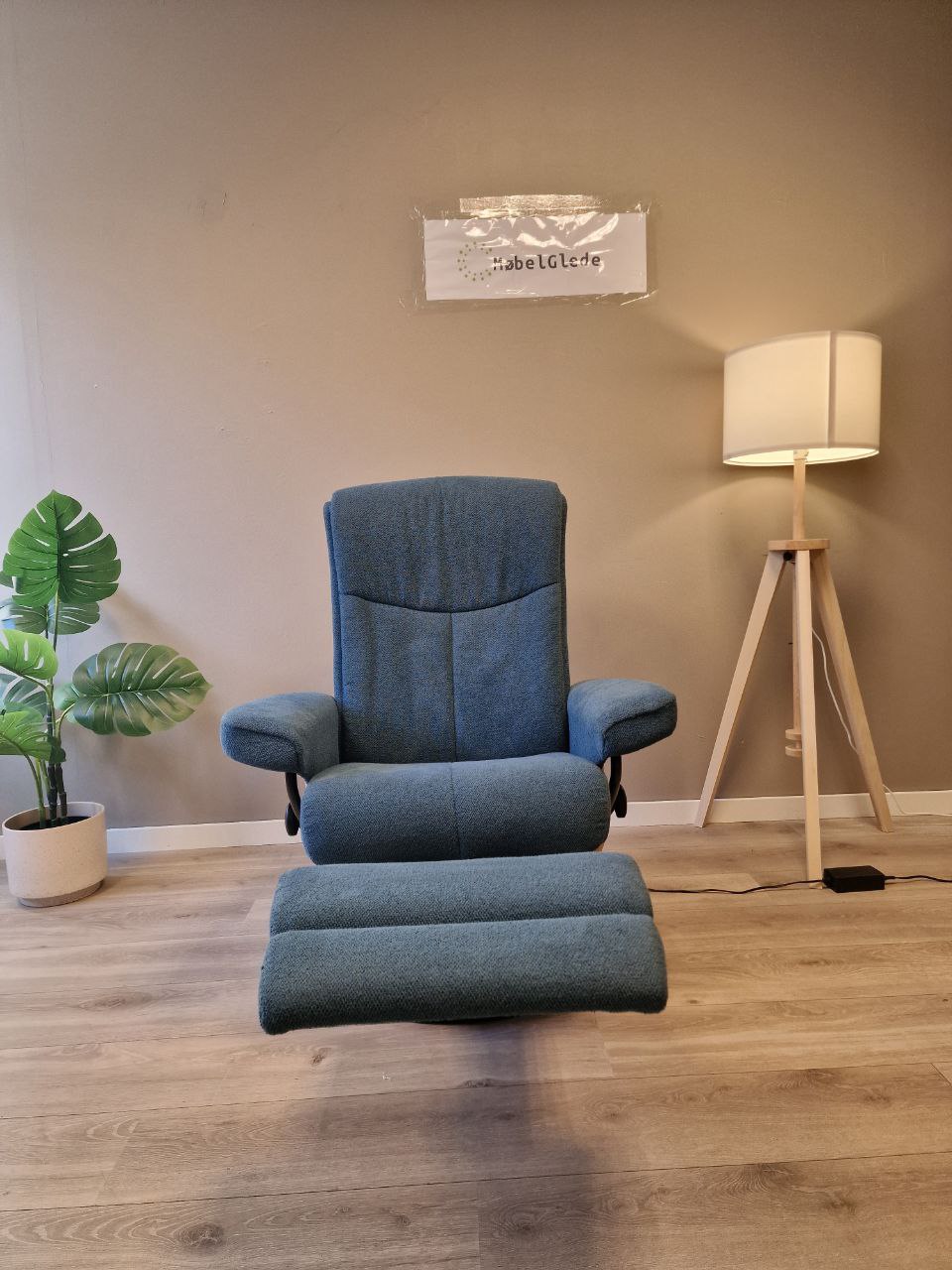 Stressless Dover Power lenestol (M) i blå