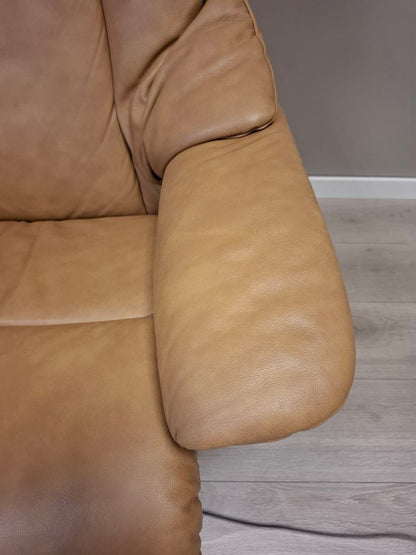 Stressless Reno Power Leg&Back lenestol (M) i cognac