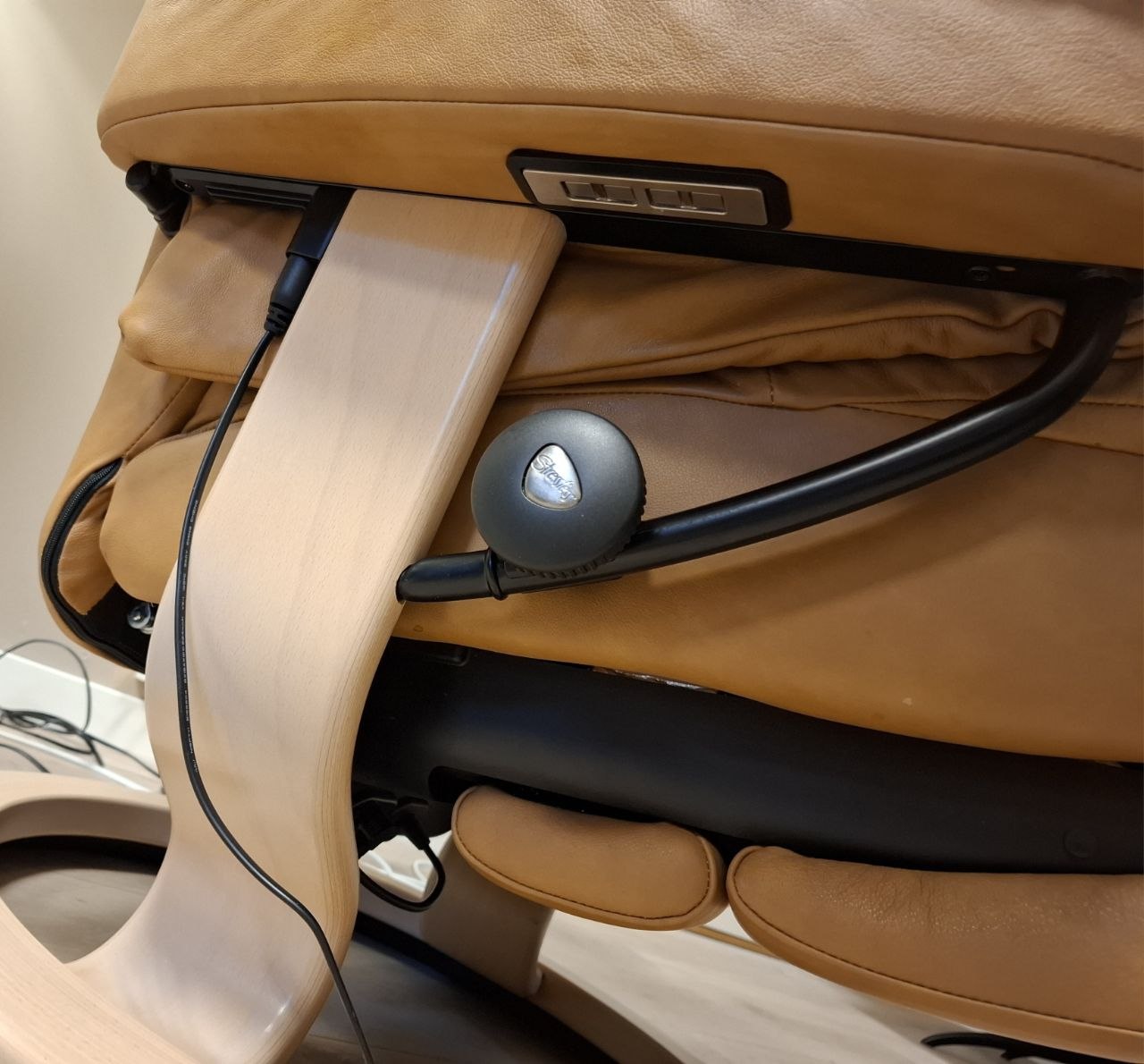 Stressless Reno Power Leg&Back lenestol (M) i cognac