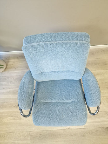 Stressless Tokyo lav lenestol i blå