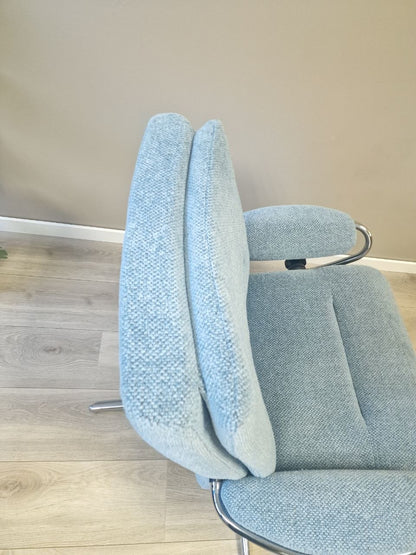 Stressless Tokyo lav lenestol i blå