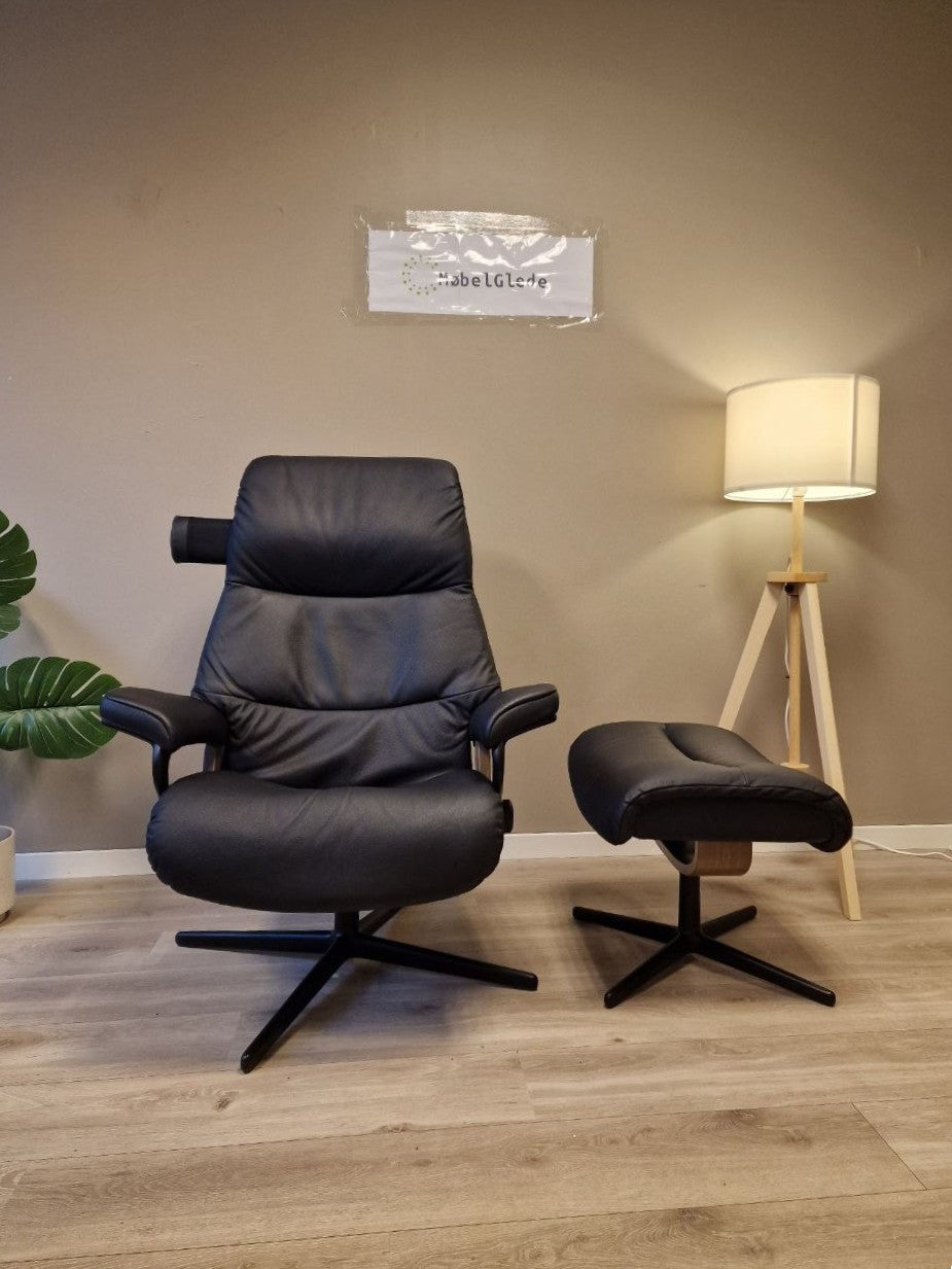 Stressless View lenestol m/krakk i svart