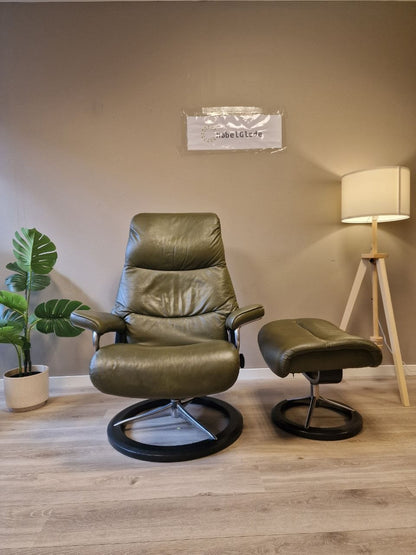 Stressless View (M) lenestol m/krakk i grønn