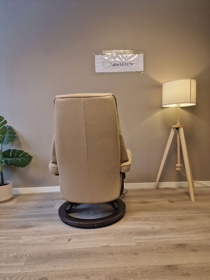 PENT BRUKT | Ekornes Stressless View Power lenestol (M) i beige