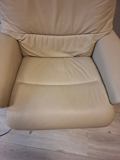 PENT BRUKT | Ekornes Stressless View Power lenestol (M) i beige