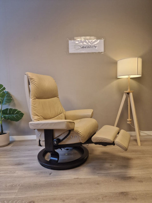 PENT BRUKT | Ekornes Stressless View Power lenestol (M) i beige