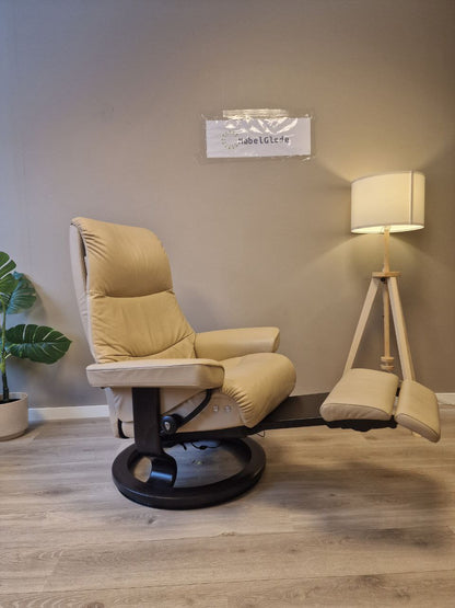 PENT BRUKT | Ekornes Stressless View Power lenestol (M) i beige