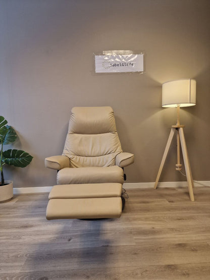 PENT BRUKT | Ekornes Stressless View Power lenestol (M) i beige