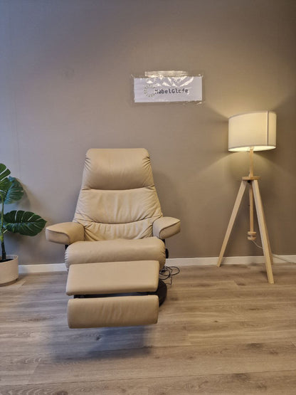 PENT BRUKT | Ekornes Stressless View Power lenestol (M) i beige