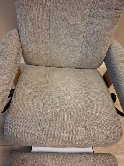 Stressless Wing Power lenestol (M) i grå