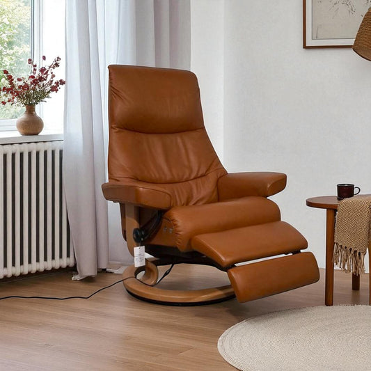 Stressless View Power (M) lenestol med fotstøtte – Komfort og stil | MøbelGlede