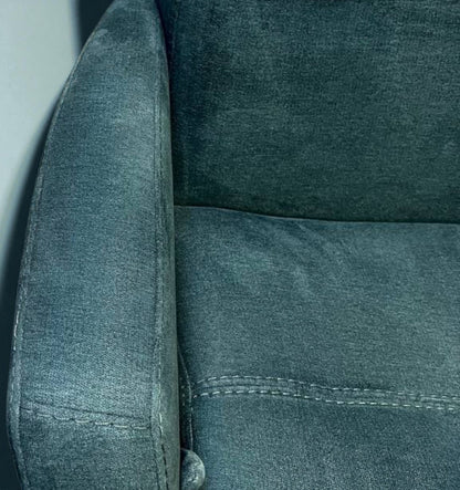 IMG Lenestol med Krakk – Petrol Tekstil | Ergonomisk Komfort fra Ekornes