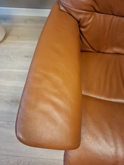 Stressless View Power lenestol (M) i cognac