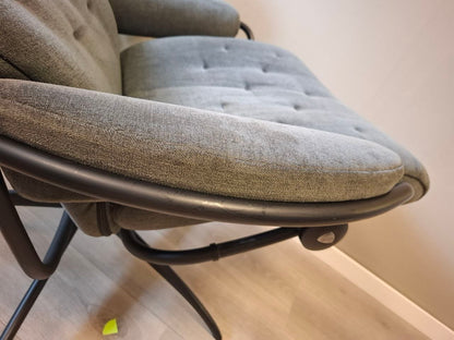 Ekornes Stressless Metro Lav lenestol i grått tekstil