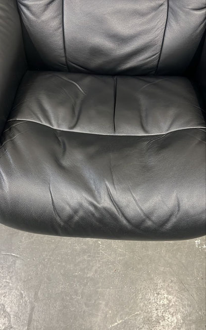 Stressless Ruby lenestol m/krakk i svart skinn