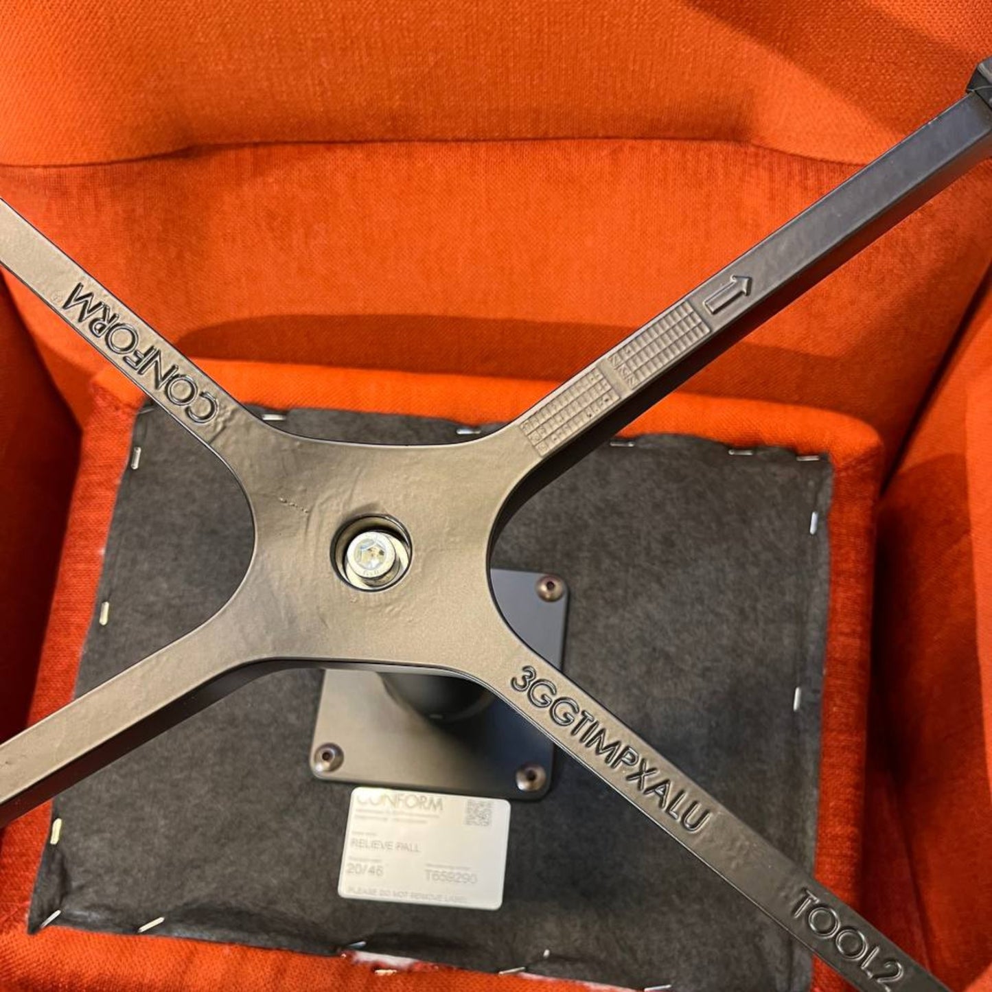 Conform RelieveLenestol med Krakk i Western rust farge– Komfort & Luksus