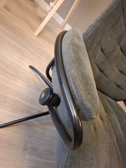 Ekornes Stressless Metro Lav lenestol i grått tekstil