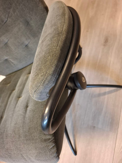 Ekornes Stressless Metro Lav lenestol i grått tekstil