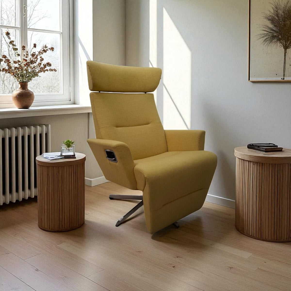 Eksklusiv Conform Relieve Recliner med innbygd fothviler