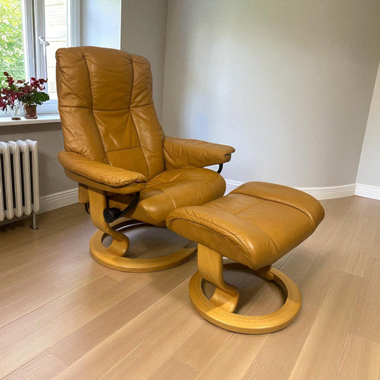 Stressless Mayfair Lenestol med Krakk – Komfort & Design | MøbelGlede