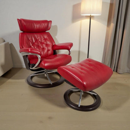 Stressless Skyline lenestol m/krakk og Signatur understell – Ekornes komfort | MøbelGlede