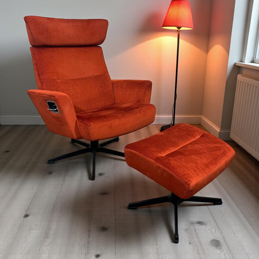 Conform RelieveLenestol med Krakk i Western rust farge– Komfort & Luksus