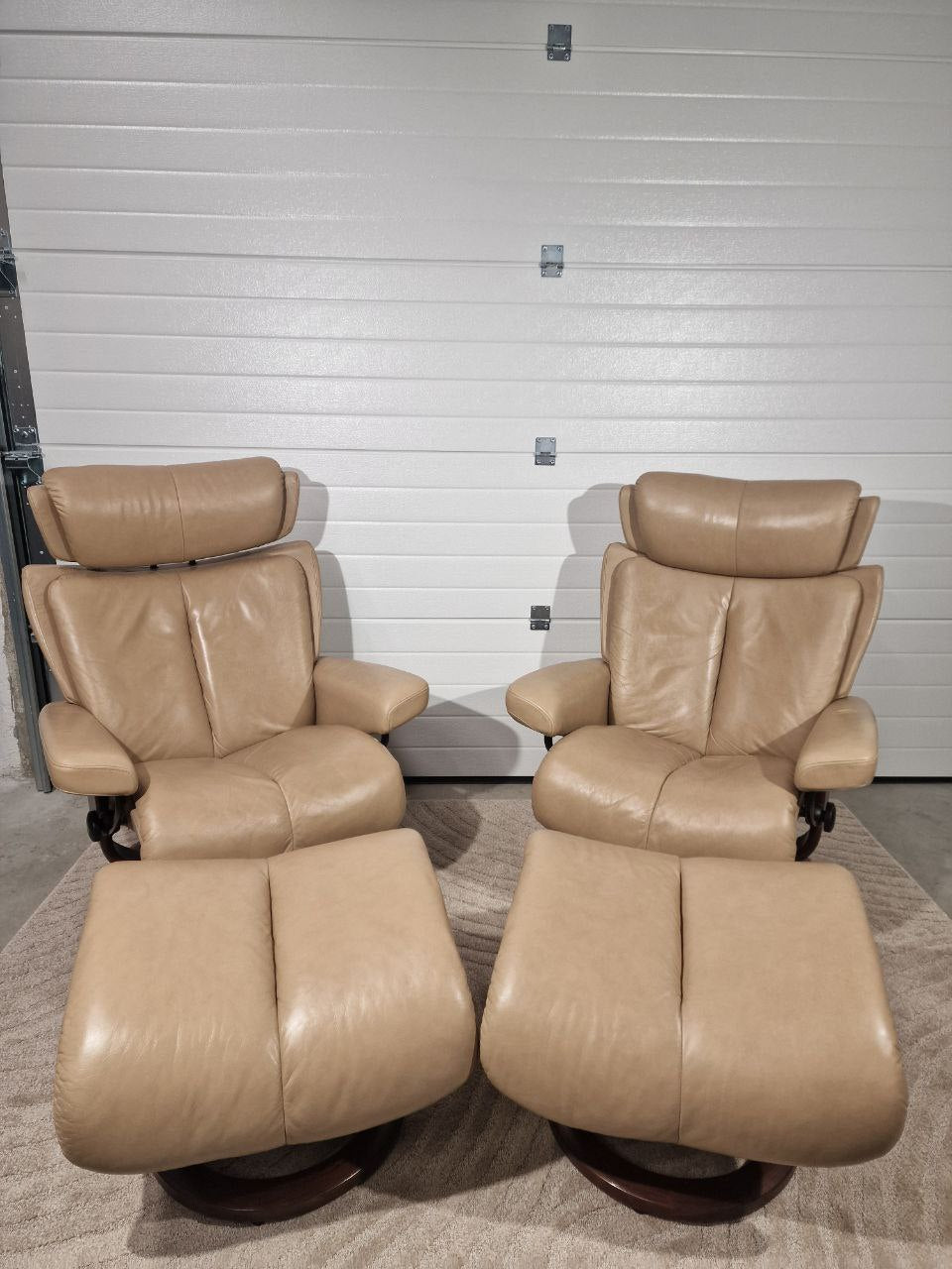 2stk Stressless® Ekornes Magic(m) lenestoler m/krakk
