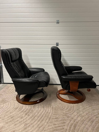 2 stk Fjords lenestoler m/1 krakk