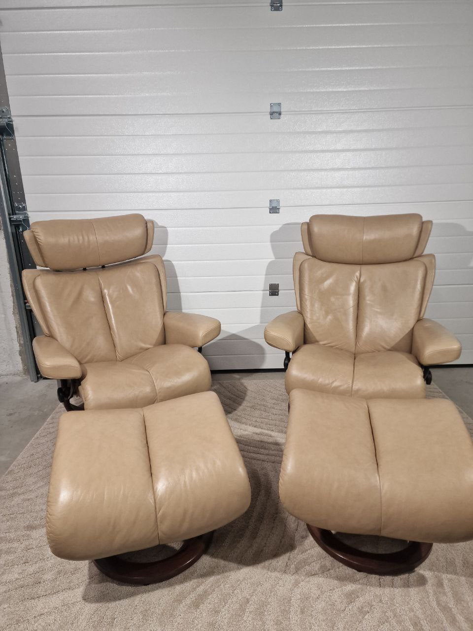 2stk Stressless® Ekornes Magic(m) lenestoler m/krakk