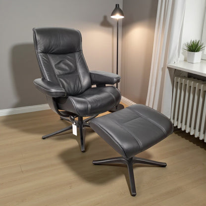 Eksklusiv IMG Nordic 11 Lenestol med Krakk  | MøbelGlede