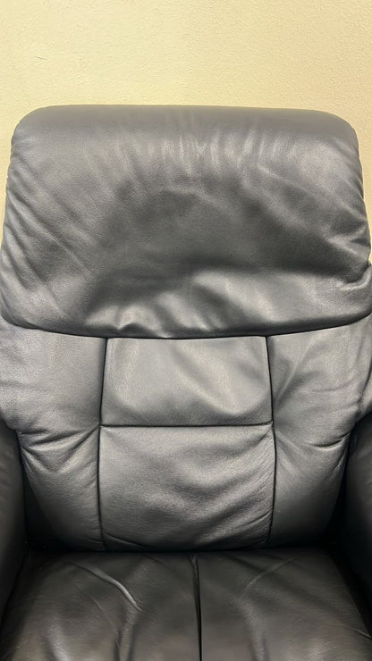 Stressless Ruby lenestol m/krakk i svart skinn