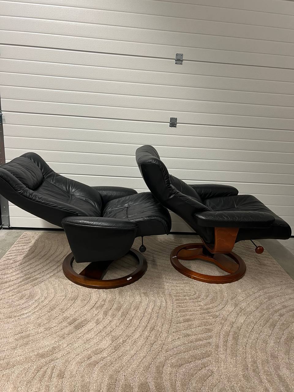 2 stk Fjords lenestoler m/1 krakk