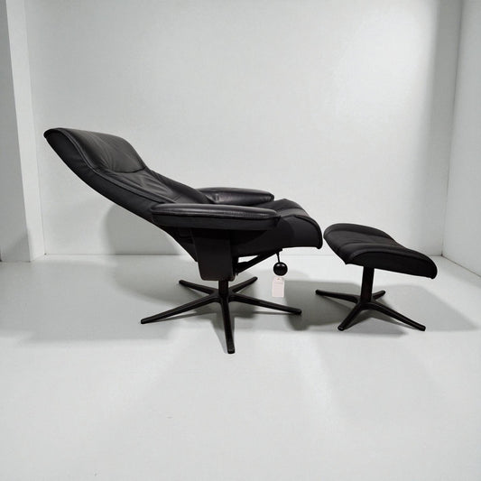 Eksklusiv IMG Nordic 11 Lenestol med Krakk  | MøbelGlede