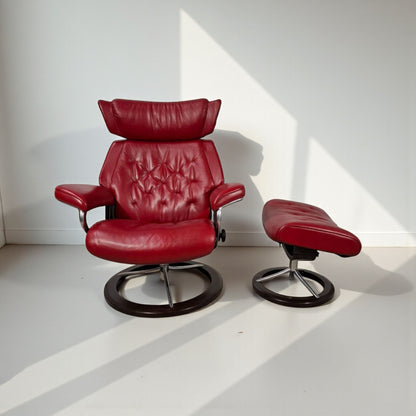 Stressless Skyline lenestol m/krakk og Signatur understell – Ekornes komfort | MøbelGlede