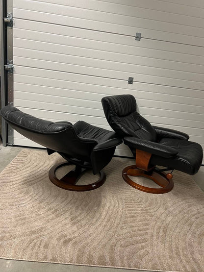 2 stk Fjords lenestoler m/1 krakk