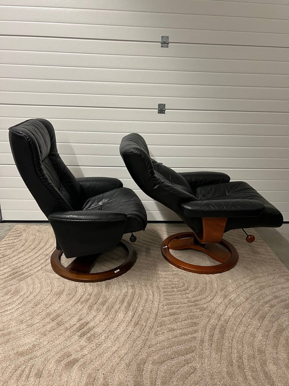 2 stk Fjords lenestoler m/1 krakk