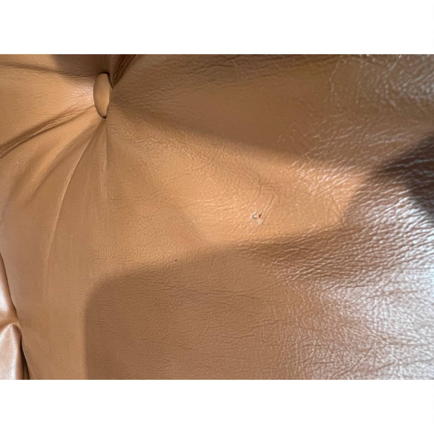 Vintage Siesta Lenestol med Krakk – Cognac Skinn | MøbelGlede