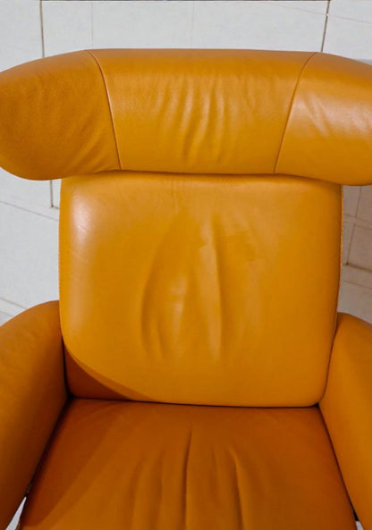 Stressless Jazz lenestol med krakk i skinn – ikonisk design & komfort | MøbelGlede