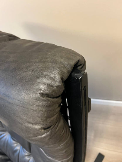 Siesta Classic hvilestol i svart skinn — Ingmar Relling